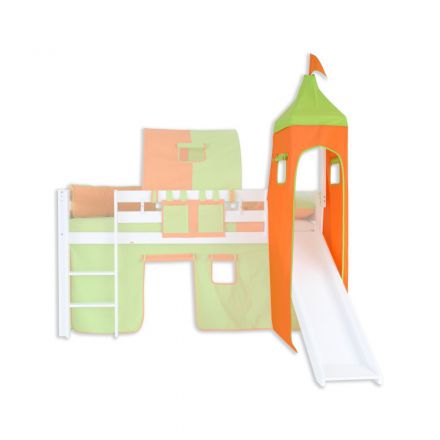 Turm Stoff-Set - Farbe:Grün/Orange