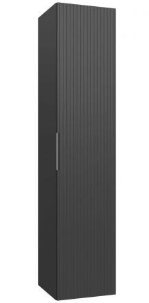 Badezimmer - Hochschrank Bilaspur 08, Farbe: Graphit – Abmessungen: 160 x 35 x 35 cm (H x B x T)