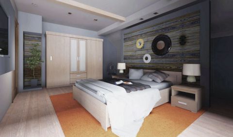 Schlafzimmer Komplett - Set E Kikori, 4-teilig, Farbe: Sonoma Eiche