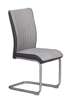 Stuhl Maridi 02, Farbe: Grau - Abmessungen: 95 x 46 x 57 cm (H x B x T)