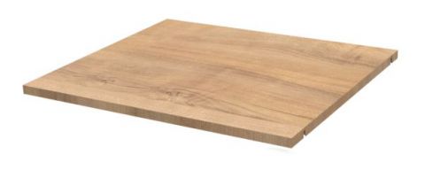 Holzeinlegeboden für Drehtürenschrank / Kleiderschrank Lotofaga 17 - Abmessungen: 53 x 52 cm (B x T)