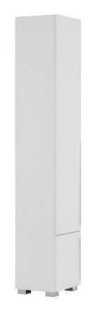 Drehtürenschrank/ Kleiderschrank Burgos  02, Farbe: Weiß - 215 x 40 x 38 cm (H x B x T)