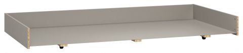 Schublade für Einzelbett, Farbe: Grau - Abmessungen: 21 x 197 x 86 cm (H x B x T)