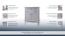 Kommode Bignona 10, Farbe: Kiefer weiß - 125 x 105 x 47 cm (H x B x T)