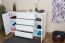 Sideboard mit 4 Schubladen, Farbe: Weiß, Breite: 160 cm - Küchenschrank, Anrichte, Sideboard