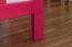 Kinderbett / Jugendbett "Easy Premium Line" K8, 90 x 200 cm Buche Vollholz massiv rosa lackiert