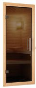 Türpaket 38 + 40 mm Sauna Modern Anthrazit - Graphit