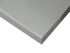 Arbeitsplatte für Küchenzeile / Küchenblock | Farbe: Platin | 200 x 60 x 2,8 cm