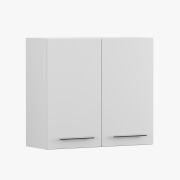 Drehtürenschrank / Hängeschrank  Weiß | Parnassus 11 | 71,5 x 80 x 29 cm | 2 Türen | Einfarbig | schlichtes Design | für Küche