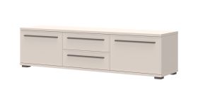 Langer TV-Unterschrank mit genügend Stauraum Neiafu 116, Farbe: Kaschmir, zwei Schubladen, einfaches und modernes Design, Maße: 46 x 180 x 46 cm