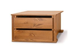 Eingebaute Schubladen für Kleiderschränke | Farbe: Eiche | Maße: 40 x 57 x 41 cm