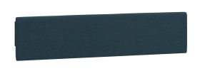 Kopfteilpolsterung für Doppelbett Aegir 14 / 15 / 16, Farbe: Marineblau, Maße: 34 x 145 x 4 cm