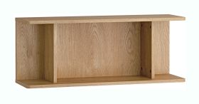 Wandregal | Farbe: Eiche | 1 Fach | 83 x 25 x 33 cm | schmal | Aufbewahren von Büchern oder Dekorationen | schlicht | für Wohnzimmer