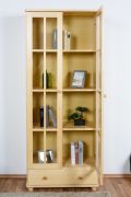Vitrinenschrank Kiefer natur