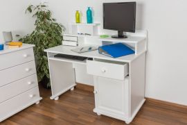Kinderschreibtisch weiß Holz