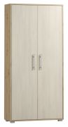 Drehtürenschrank / Kleiderschrank Curug 13, Farbe: Eiche / Buche hell - Abmessungen: 188 x 90 x 34 cm (H x B x T)