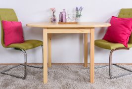 Runder Holztisch