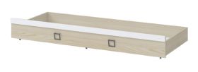 Bettkasten für Bett Benjamin, Farbe: Esche / Weiß - Liegefläche: 80 x 190 cm (B x L)