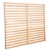 Seitenwand für Holzpavillon "Almsee", unbehandelt, aus österreichischer Hochgebirgslärche, Lamellen: 44 / 20 mm, Maße: 149 x 177 (H x B)