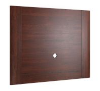 Rückwandpaneel Krasno 18, Farbe: Eiche, Maße: 100 x 122 x 4 cm, für Wohnzimmer