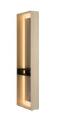 Seitlicher Spiegel inkl. LED-Beleuchtung für Schrank Acharnes, eine Ablagefläche, Maße: 207,5 x 58 x 20,5 cm
