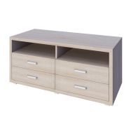TV-Unterschrank Kerowagi 21, Farbe: Sonoma Eiche - Abmessungen: 60 x 135 x 49 cm (H x B x T)