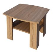 Couchtisch Rabaul 46, Farbe: Sonoma Eiche - Abmessungen: 73 x 73 x 54 cm (B x T x H)