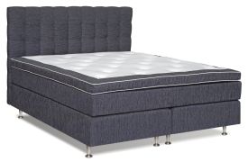 Komplettset Boxspringbett MALDEN, Box: Bonellfederkern, Matratze: Taschenfederkern, Top Matress: Schaumstoff - Abmessung: 160 x 200 cm