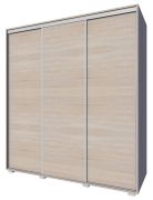 Schiebetürenschrank / Kleiderschrank Rabaul 42, Farbe: Sonoma Eiche - Abmessungen: 210 x 170 x 60 cm (H x B x T)