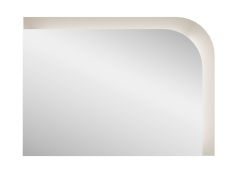 Spiegel mit LED-Beleuchtung | 75 x 2 x 55 cm | Beige-Kaschmir | Wandspiegel | Himara 03