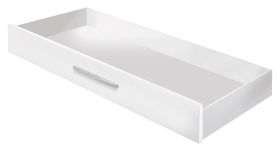 Schublade für Doppelbett Cerdanyola, Farbe: Eiche / Weiß - Abmessungen: 19 x 120 x 78 cm (H x B x L)