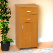 Kommode Kebumen 08, Farbe: Erle - Abmessungen: 90 x 40 x 40 cm (H x B x T)