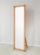 Standspiegel | Eichenholz geölt | Farbe: Eiche | Massivholz | 53 x 4 x 179 cm | Seille 03 | Bodenspiegel