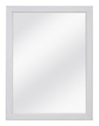 Spiegel Bibaor 11, Farbe: Eiche Weiß - 98 x 75 x 2 cm (H x B x T)