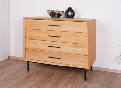 Kommode Kumeu 30 Kernbuche massiv geölt - Abmessungen: 80 x 97 x 45 cm (H x B x T)