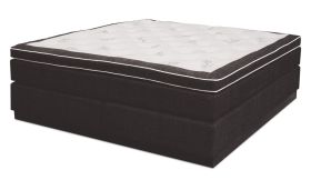Boxspringbett GUAM, Box: Bonell - Federkern, Matratze: Taschen - Federkern, Top Matress: Latex - Abmessung: 140 x 200 cm