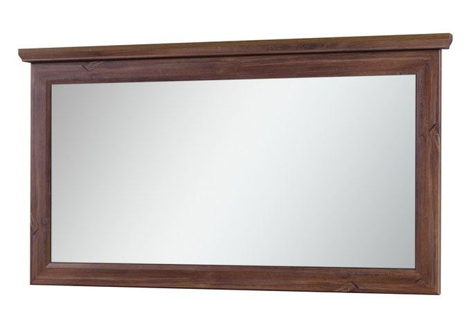 Spiegel Pikine 19, Farbe: Eiche Dunkelbraun - 75 x 137 x 5 cm (H x B x T)