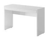Schreibtisch Iraklio, Farbe: Weiß - Abmessungen: 76 x 120 x 45 cm (H x B x T)