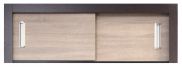 Aufsatz für Schiebetürenschrank / Kleiderschrank Sepatan 07, Farbe: Wenge / Sonoma Eiche - Abmessungen: 40 x 110 x 60 cm (H x B x T)