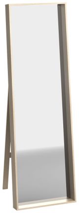 Standspiegel Minnea 42, Farbe: Eiche - Abmessungen: 160 x 50 x 10 cm (H x B x T)
