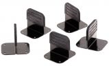 Griffe T-förmig für Möbel der Serie Marincho, 5 Stück, Farbe: Schwarz