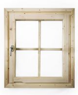 Fenster für 38 mm Häuser inkl. D/K-Beschlag AKTION naturbelassen