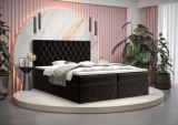 Doppelbett mit genügend Stauraum Pirin 71, Farbe: Schwarz - Liegefläche: 180 x 200 cm (B x L)