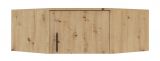 Schrankaufsatz Hannut 29, Farbe: Eiche Artisan - Abmessungen: 40 x 95 x 95 cm (H x B x T)