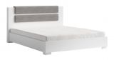 Doppelbett Pylos, Farbe: Weiß - Liegefläche: 160 x 200 cm (B x L)