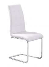 Stuhl Maridi 102, Farbe: Weiß - Abmessungen: 98 x 43 x 56 cm (H x B x T)