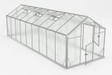 Gewächshaus Endivie L15, HKP 6 mm, Grundfläche: 14,10 m² - Abmessungen: 640 x 220 cm (L x B)