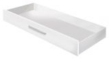 Schublade für Doppelbett Cerdanyola, Farbe: Eiche / Weiß - Abmessungen: 19 x 120 x 178 cm (H x B x L)