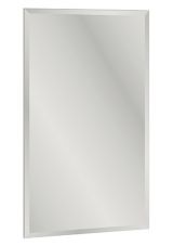 Spiegel Knoxville 24, Farbe: Kiefer Weiß - Abmessungen: 94 x 54 x 2 cm (H x B x T)