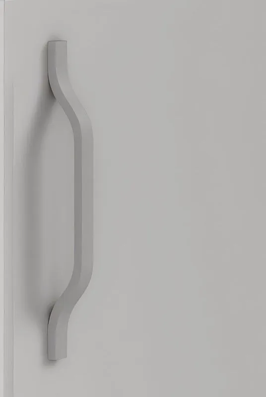 Metallgriffe für Schrankaufsatz für Kleiderschrank Edegem 01 | Farbe: Grau